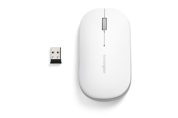 Kensington SureTrack? Kabellose Maus mit Bluetooth & Nano-USB-Empfänger - Weiß, Beidhändig, RF Wirel