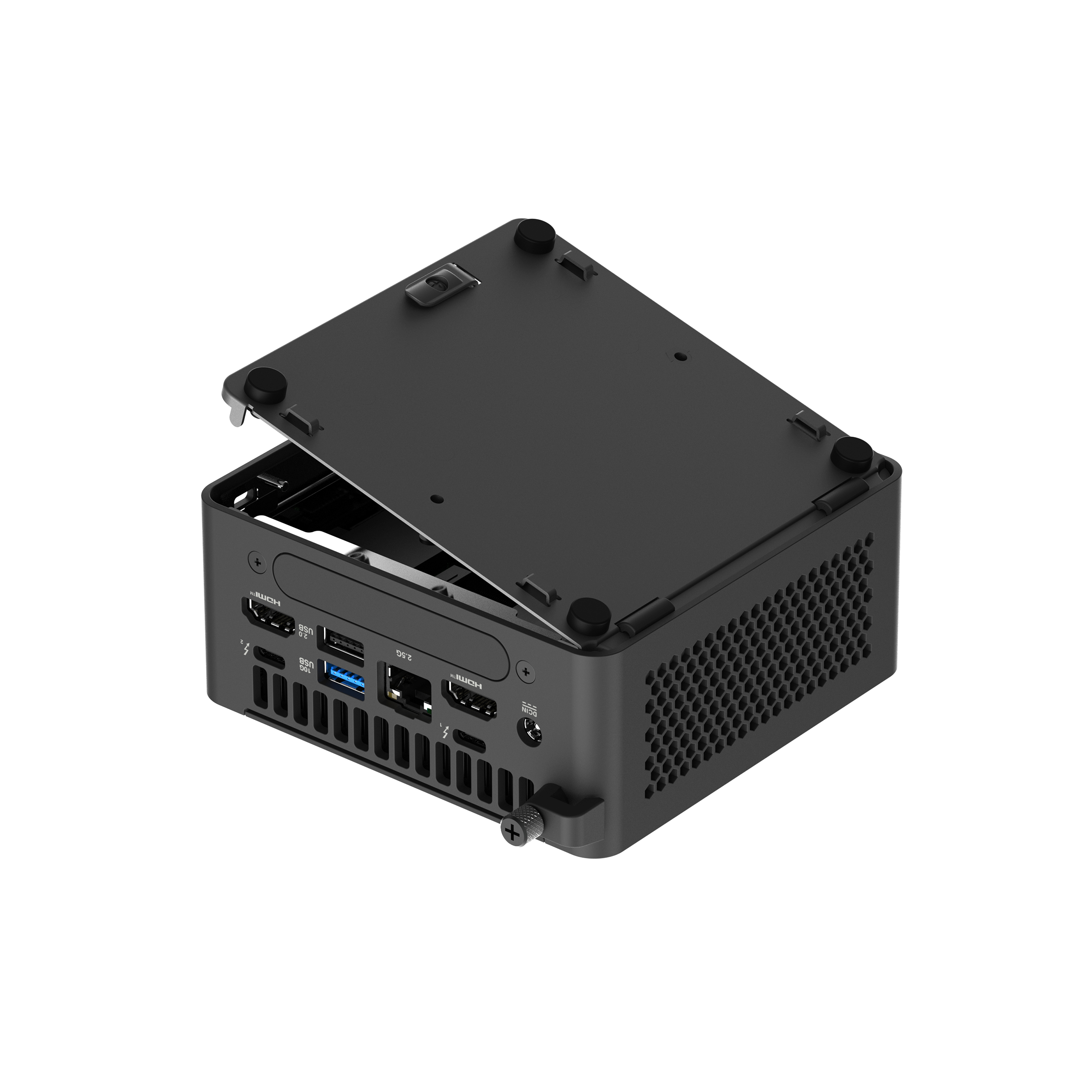 ASUS NUC 15 Pro Kit Barebone, Core 3 100U, 2x DDR5 SO-DIMM, 2x PCIe (1x 2280, 1x 2242), Wi-Fi 7