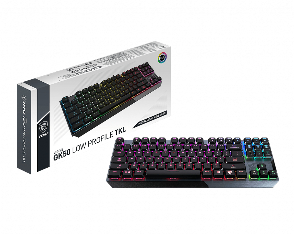 MSI Vigor GK50 Low Profile - Tastatur - AZERTY