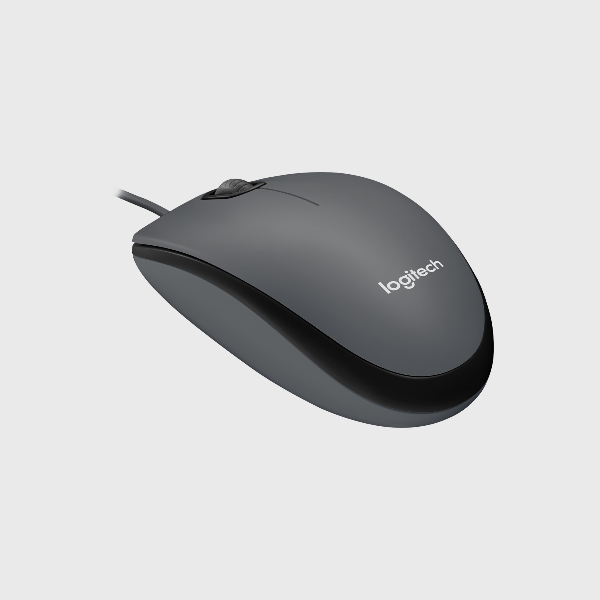 Logitech M100 Refresh 2022 Optical Mouse grau, USB