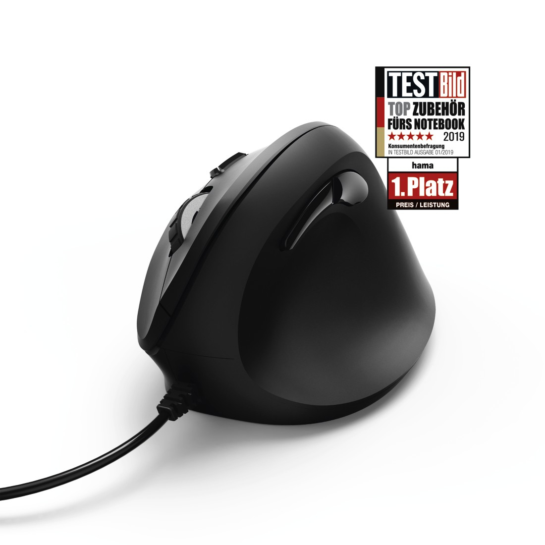 Hama Vertical Ergonomic - Vertikale Maus - ergonomisch