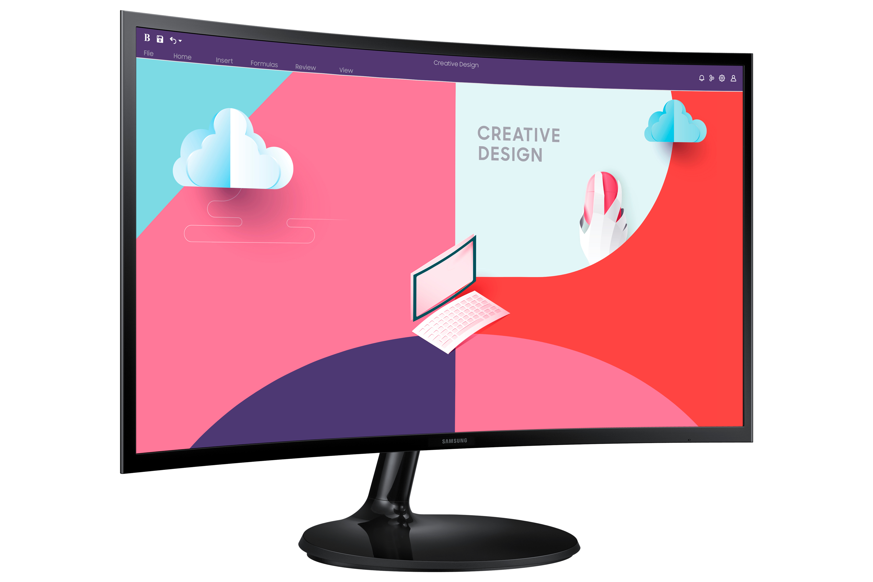 Samsung S36C Series S24C364EAU Curved-Monitor 61cm (24") Full HD, VA, 4ms, HDMI, VGA