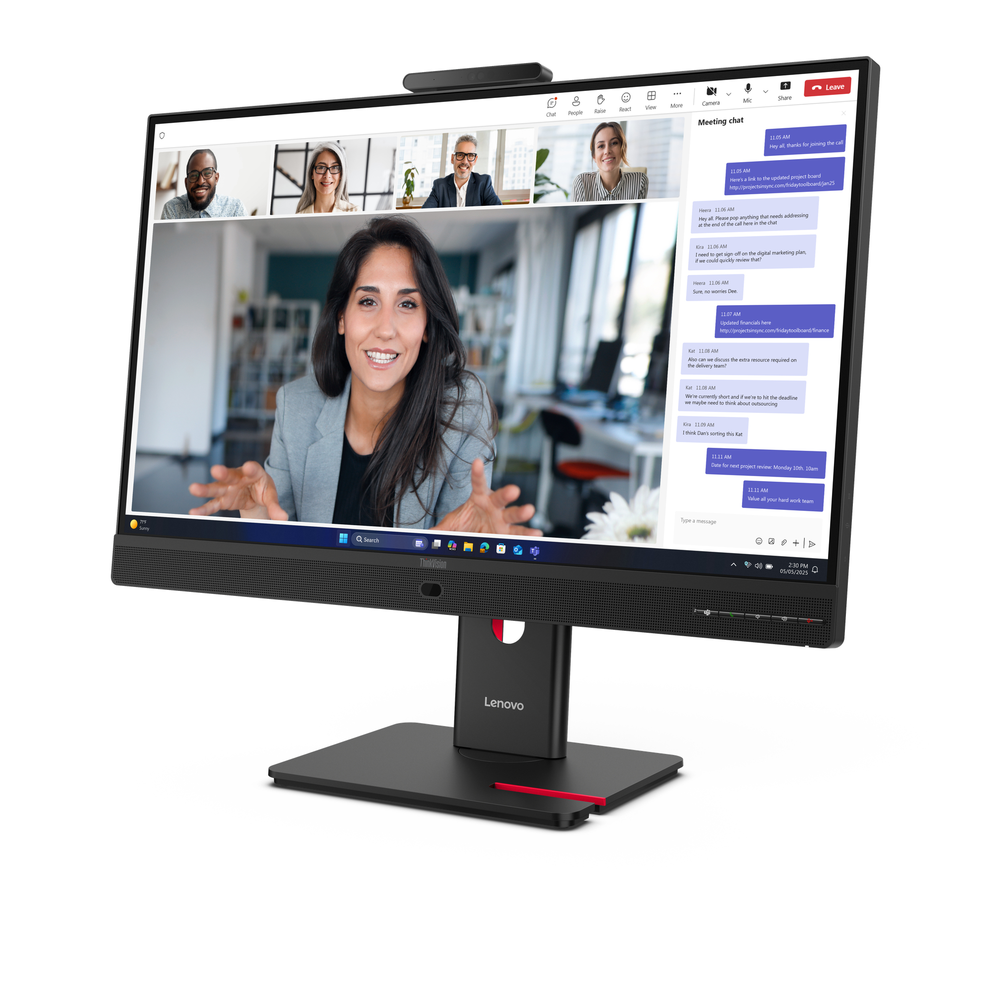 Lenovo ThinkVision T24-4v - LED-Monitor - 61 cm (24")