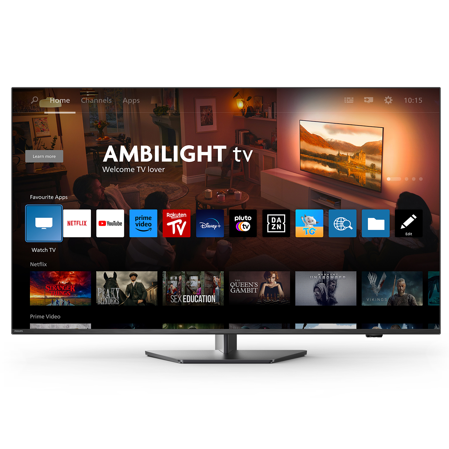 Philips The One 65PUS8909/12, 165,1 cm (65"), 3840 x 2160 Pixel, LED, Smart-TV, WLAN, Grau