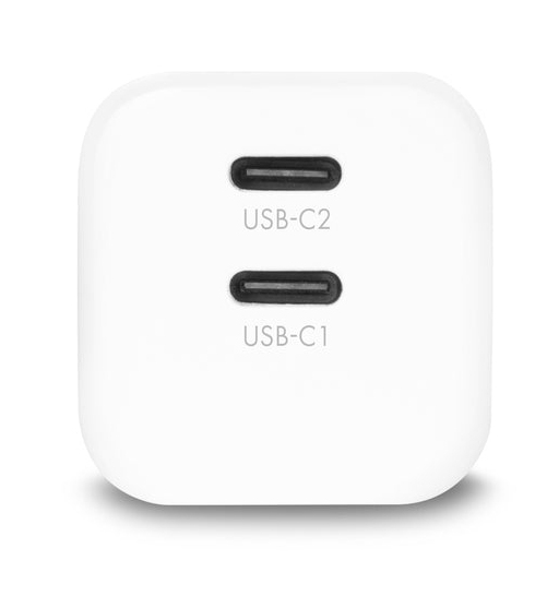 Dicota Netzteil - GaN - 65 watt - 3.25 A - PD 3.0 - 2 Ausgabeanschlussstellen (USB-C)