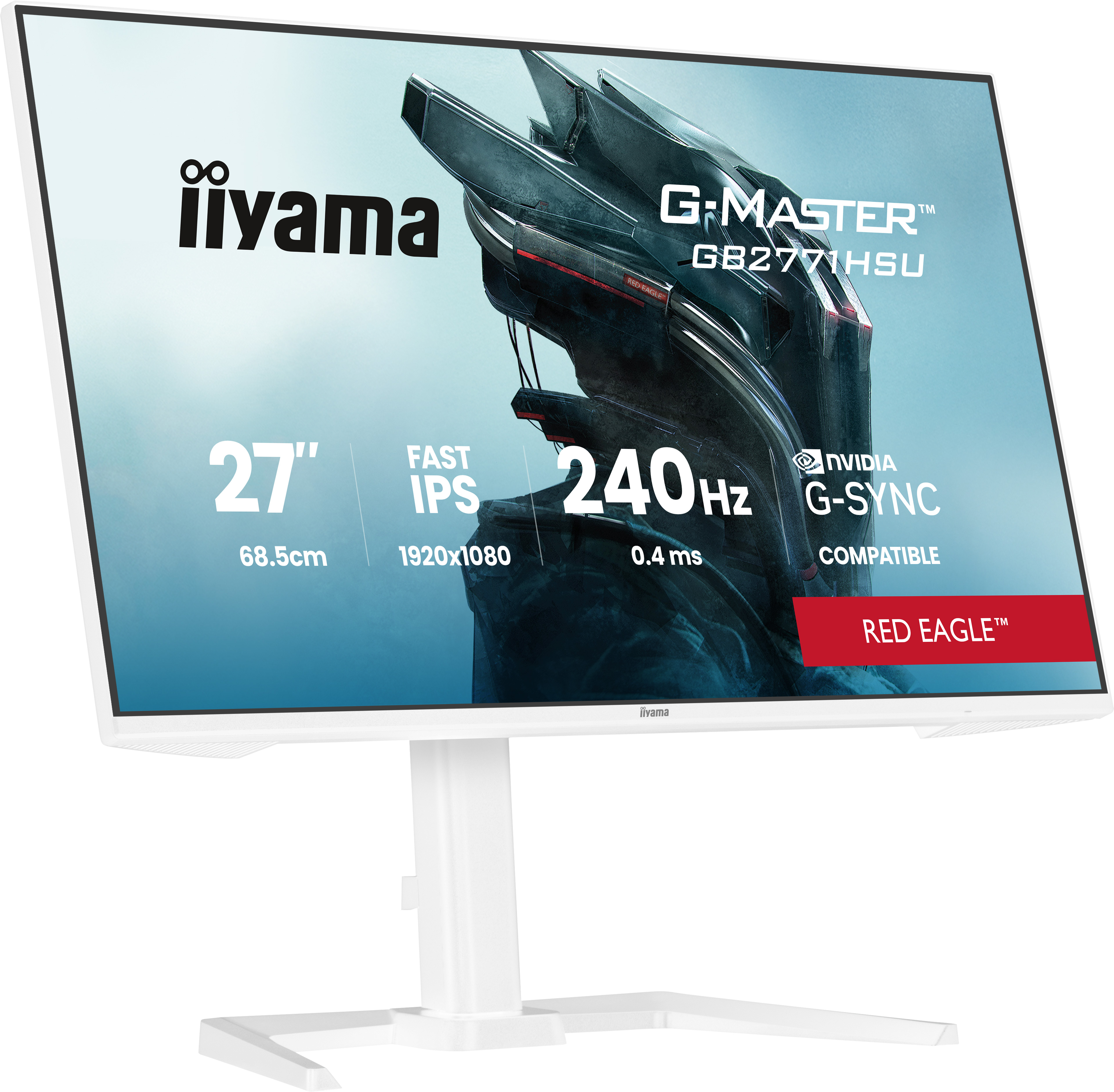 Iiyama G-MASTER Red Eagle GB2771HSU-W1 - LED-Monitor - Gaming - 68.6 cm (27")