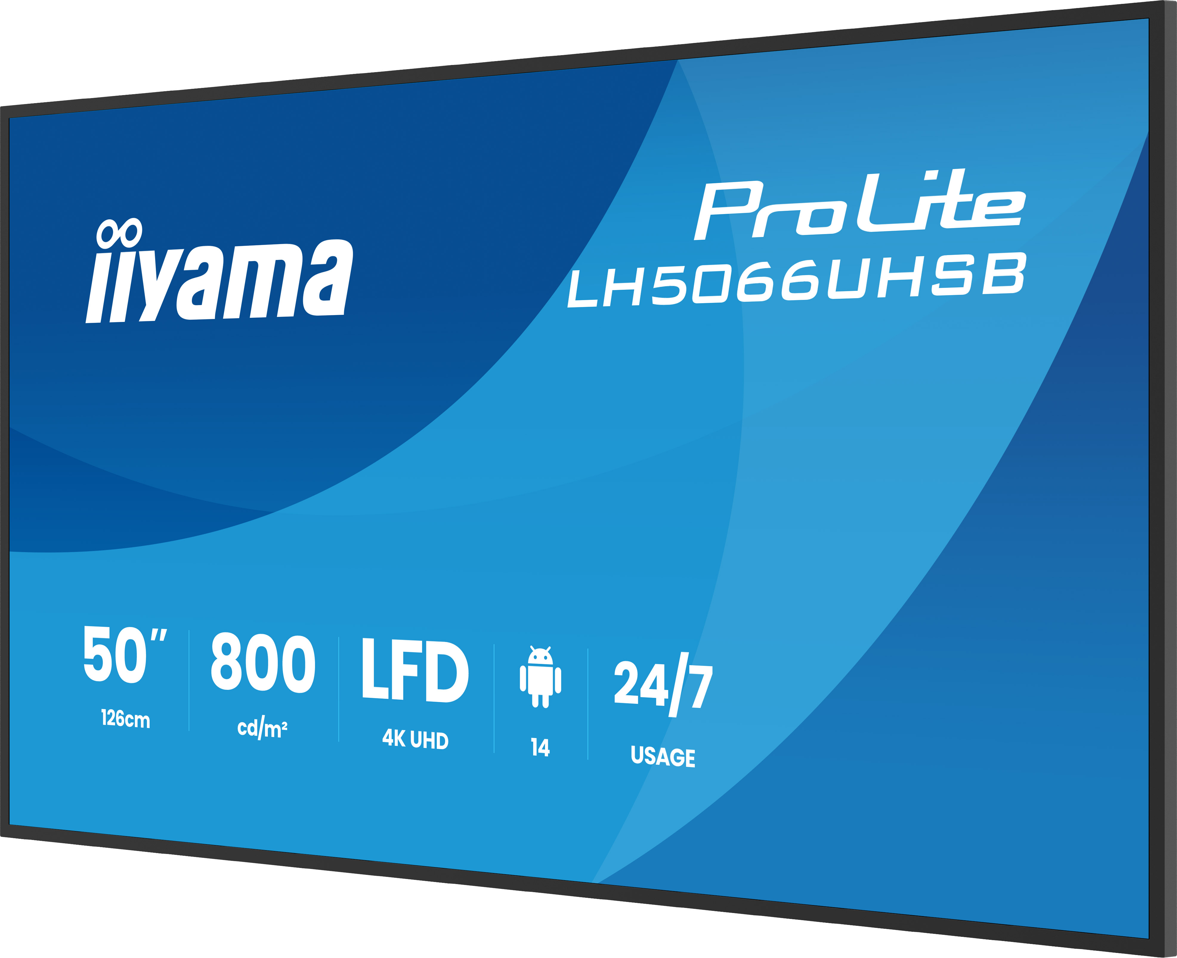 Iiyama ProLite LH5066UHSB-B1AG - 126 cm (49.5")