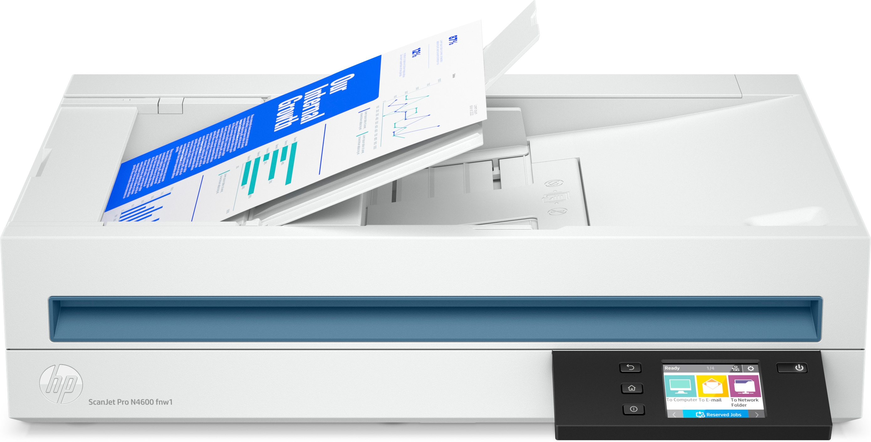 HP Scanjet Pro N4600 fnw1 - Dokumentenscanner - Kontaktbildsensor (CIS)