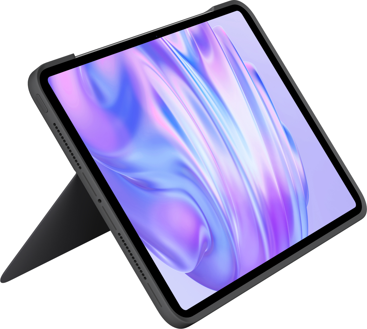 Logitech Combo Touch - Tastatur und Foliohülle - mit Trackpad - hinterleuchtet - Apple Smart connect