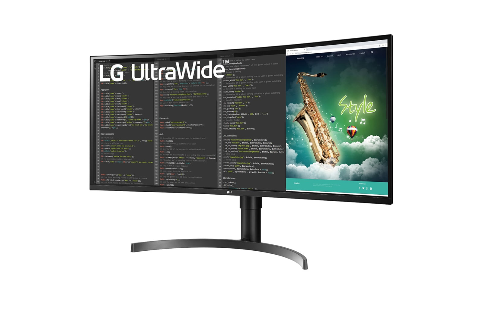 LG UltraWide 35WN75CP-B, 35", 3440x1440, 21:9, EEK: G
