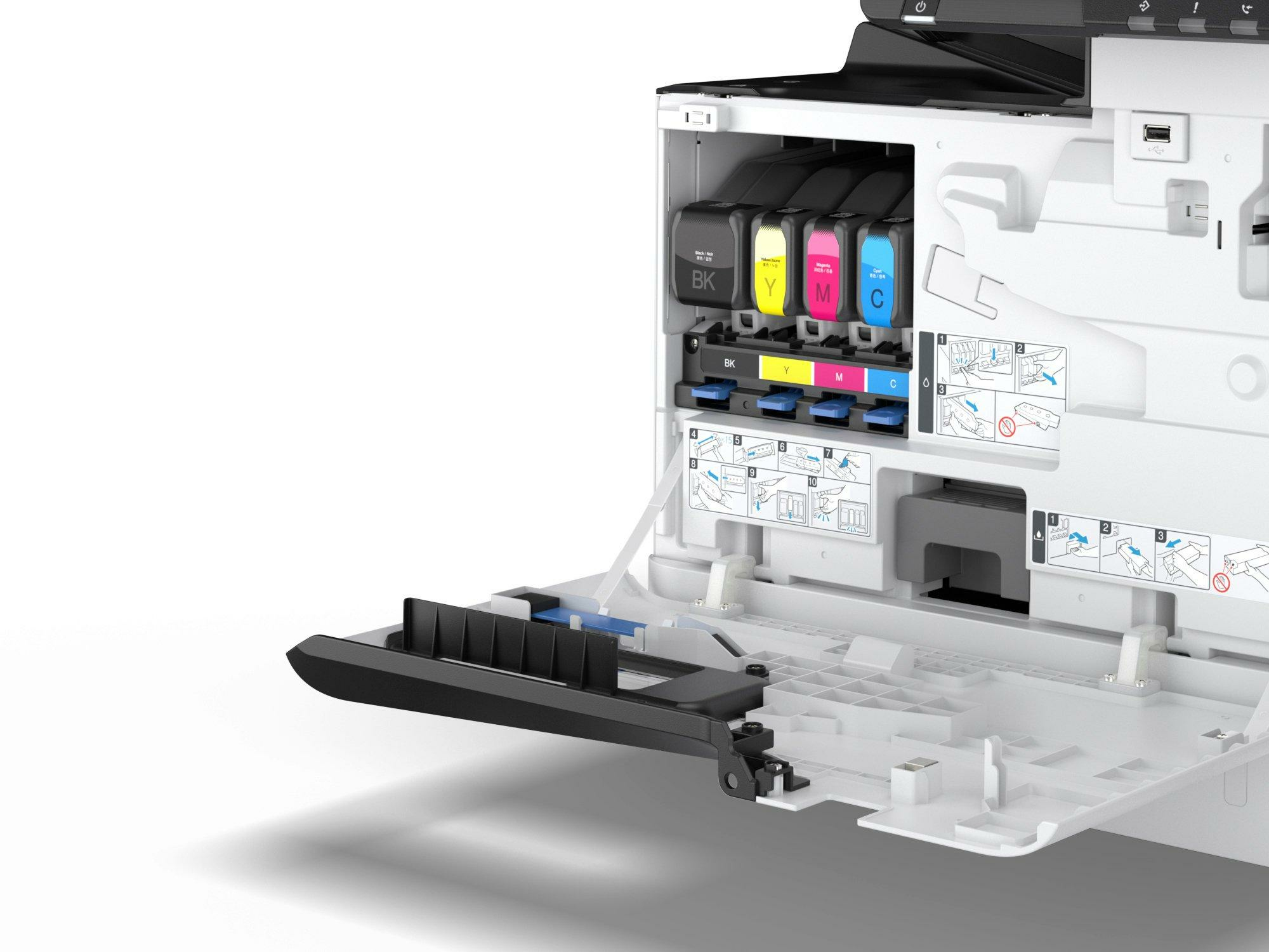 Epson WorkForce Enterprise AM-C550, Tintenstrahl, Farbdruck, 600 x 1200 DPI, A4, Direktdruck, Weiß