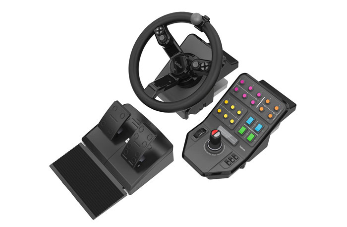 Logitech Heavy Equipment Bundle - Lenkrad- und