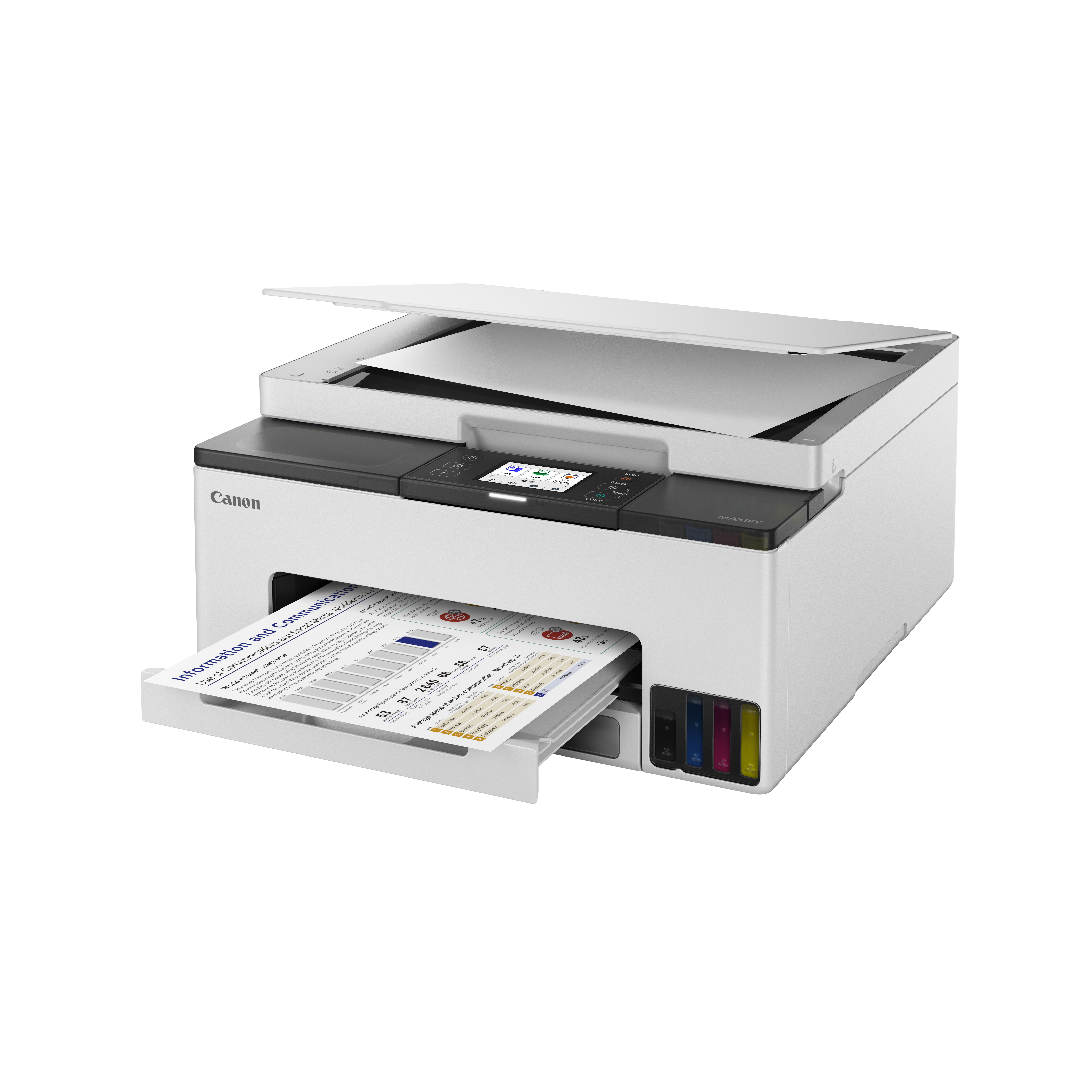 Canon MAXIFY GX1050 - Multifunktionsdrucker - Farbe - Tintenstrahl - wiederbefüllbar - Legal (216 x