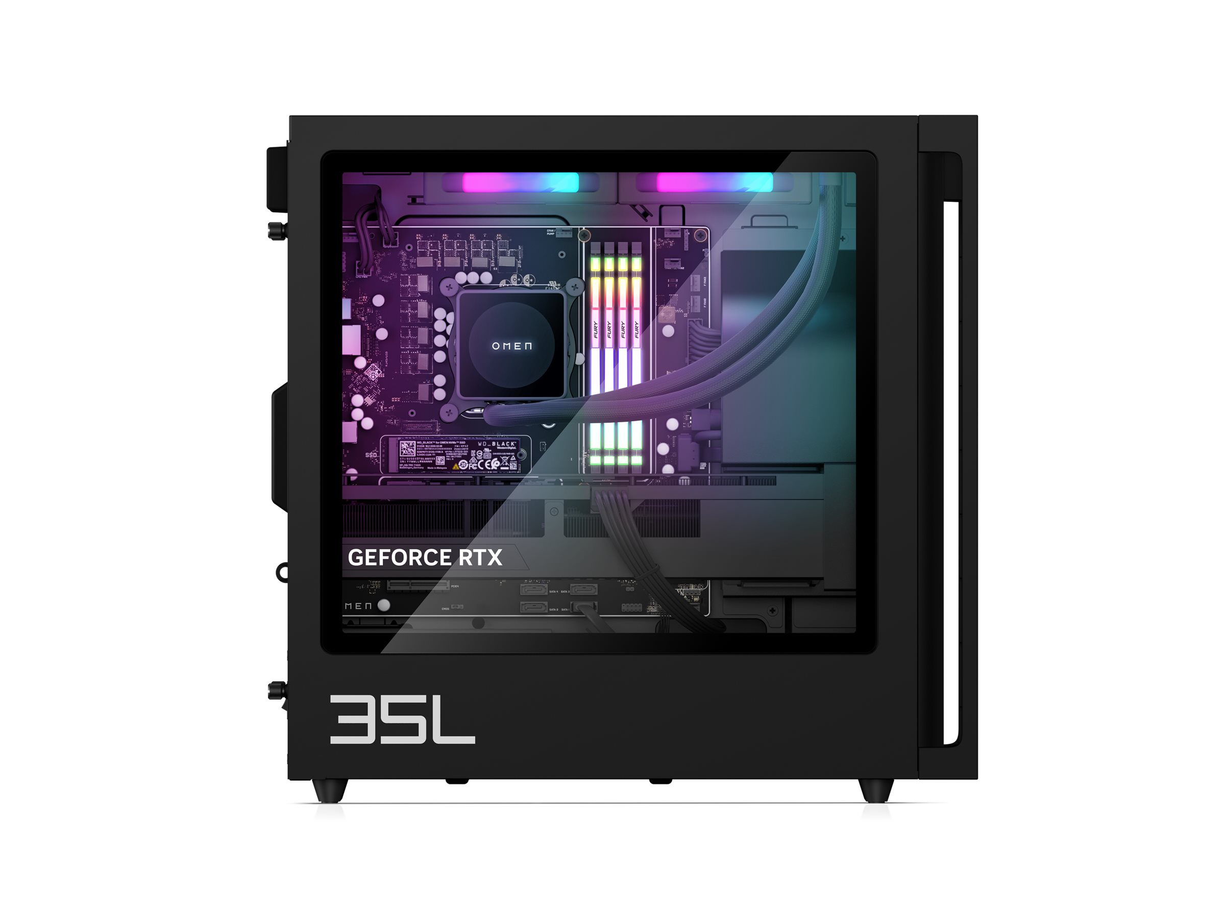 HP OMEN 35L by HP GT16-0189ng - microATX - Ryzen 7 8700F - RAM 32 GB - SSD 1 TB - NVMe - GeForce RTX
