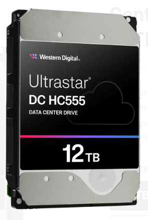 WD Ultrastar DC HC555 - Festplatte - Rechenzentrum - 12 TB - intern - 3.5" (8.9 cm)