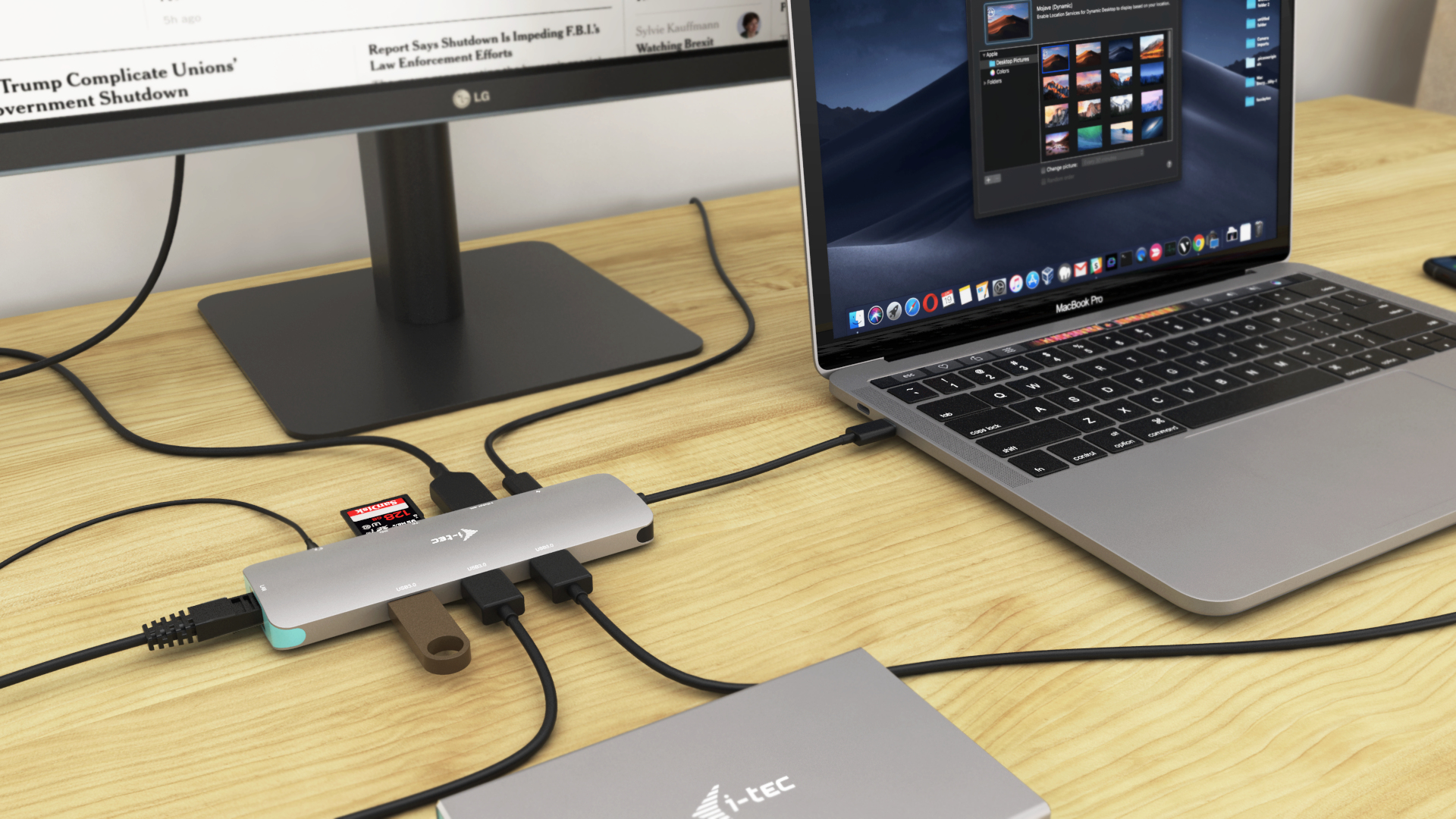 i-tec USB-C Metal Nano Docking Station, USB-C 3.0 [Stecker]