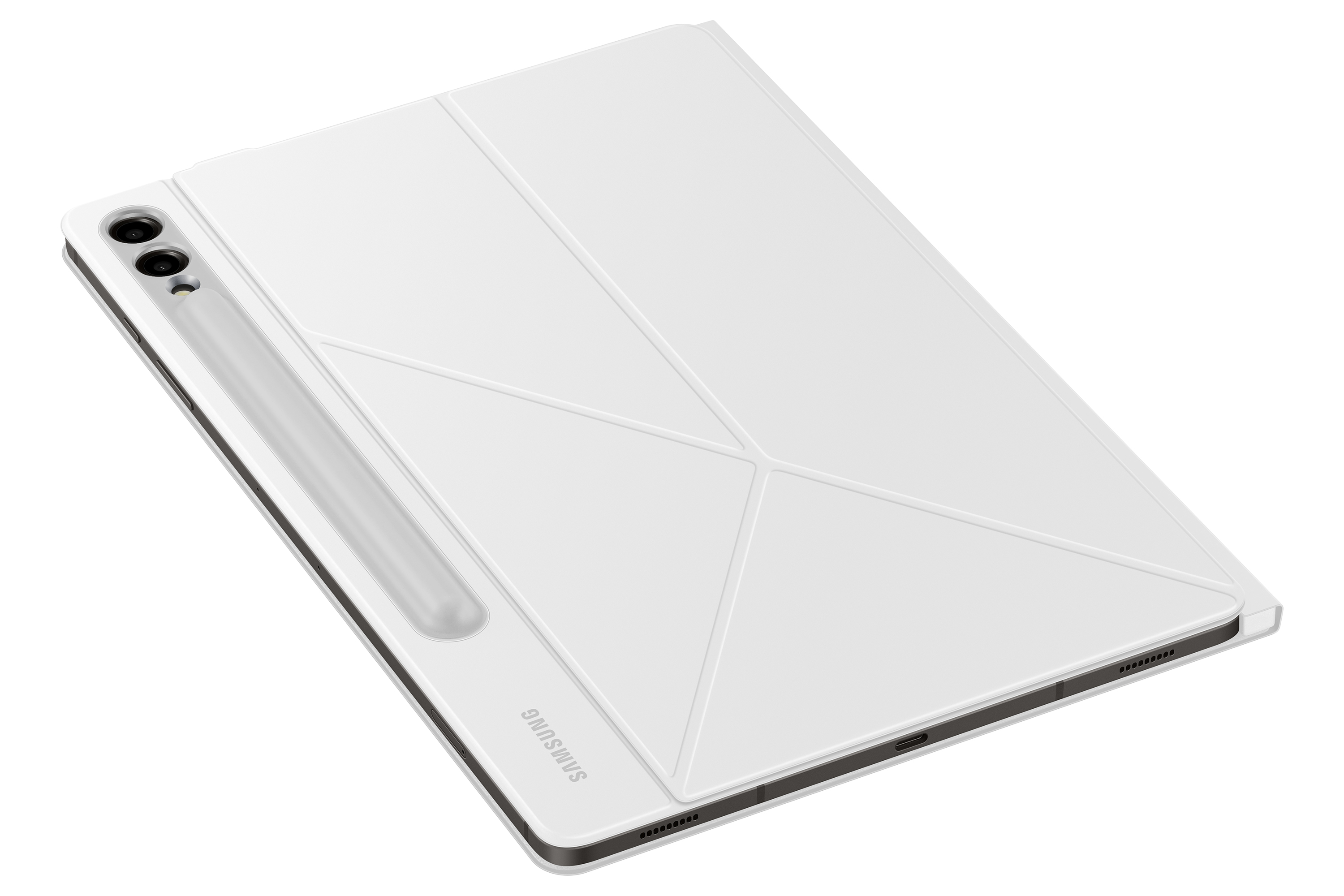 Samsung EF-BX810 Smart Book Cover für Galaxy Tab S9+ / S9 FE+ / S10+, White