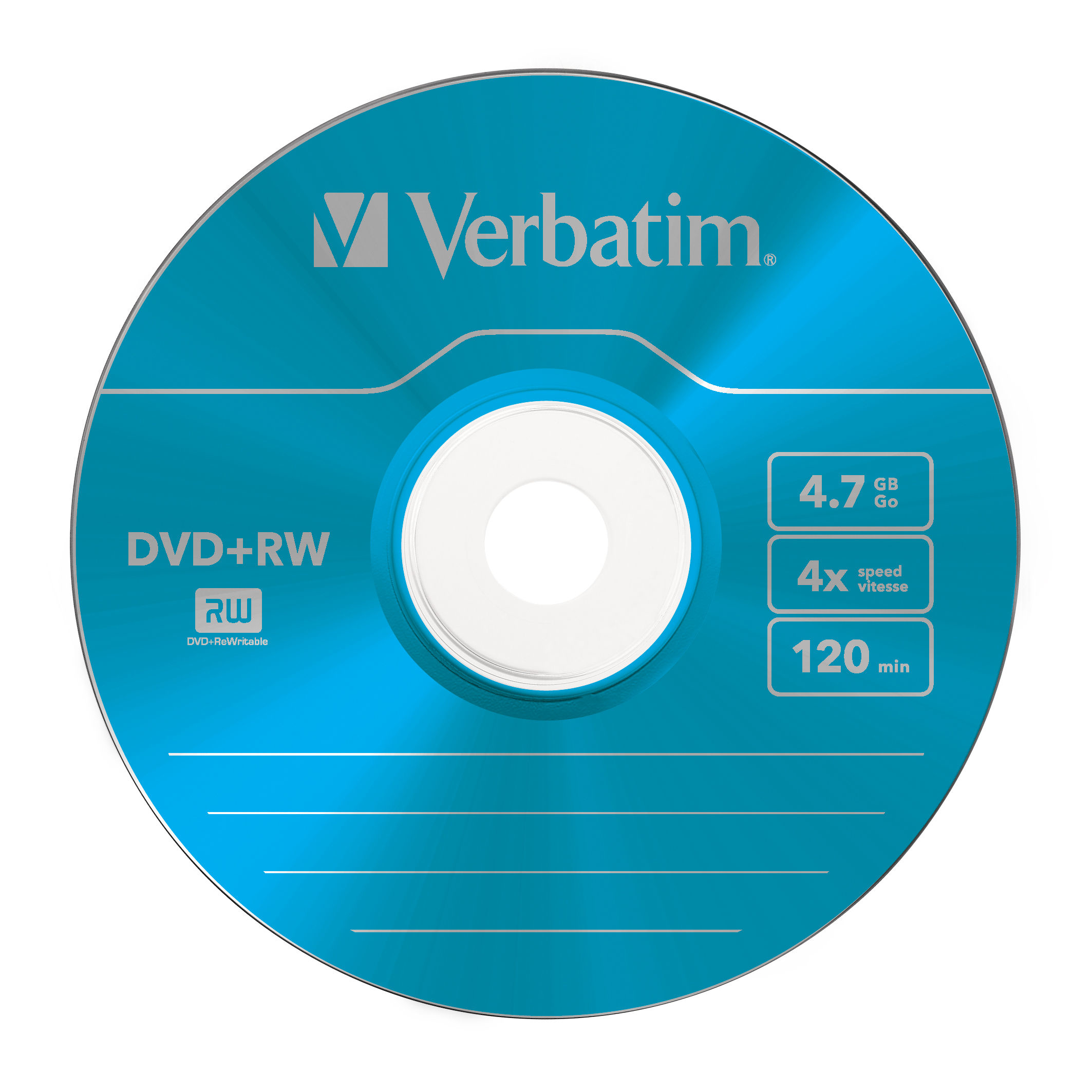 Verbatim Colours - 5 x DVD+RW - 4.7 GB (120 Min.) 4x