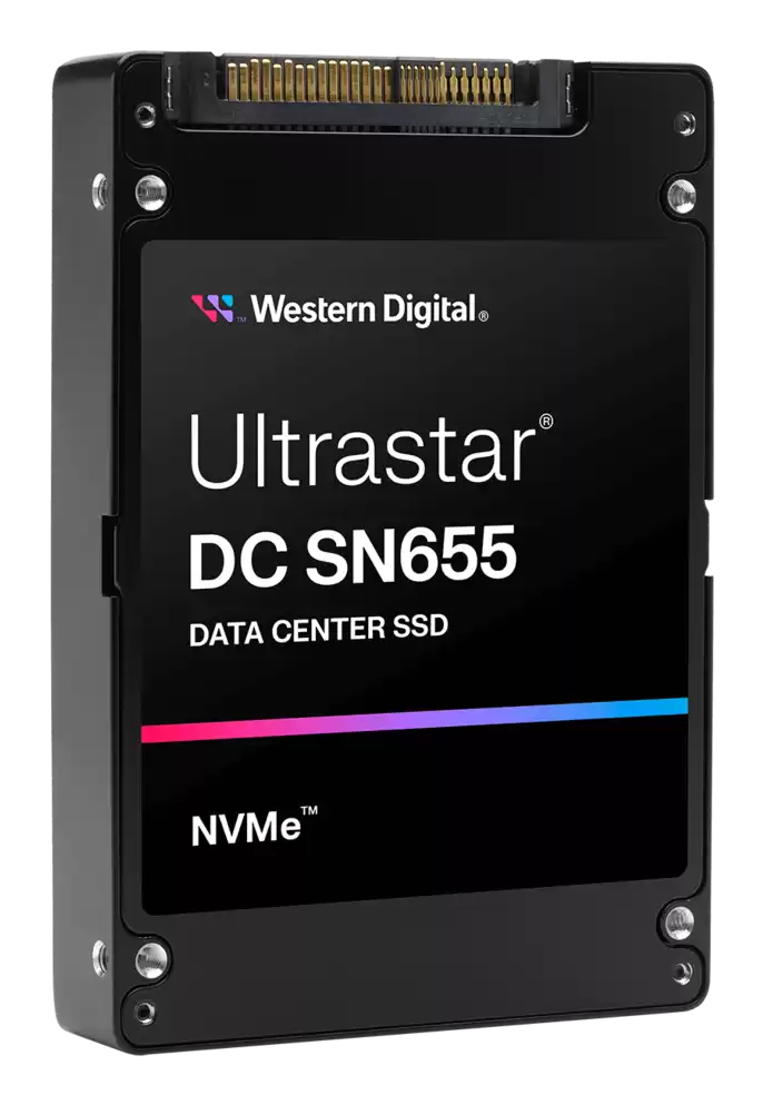 WD Ultrastar DC SN655, 61,4 TB, U.3, 4300 MB/s
