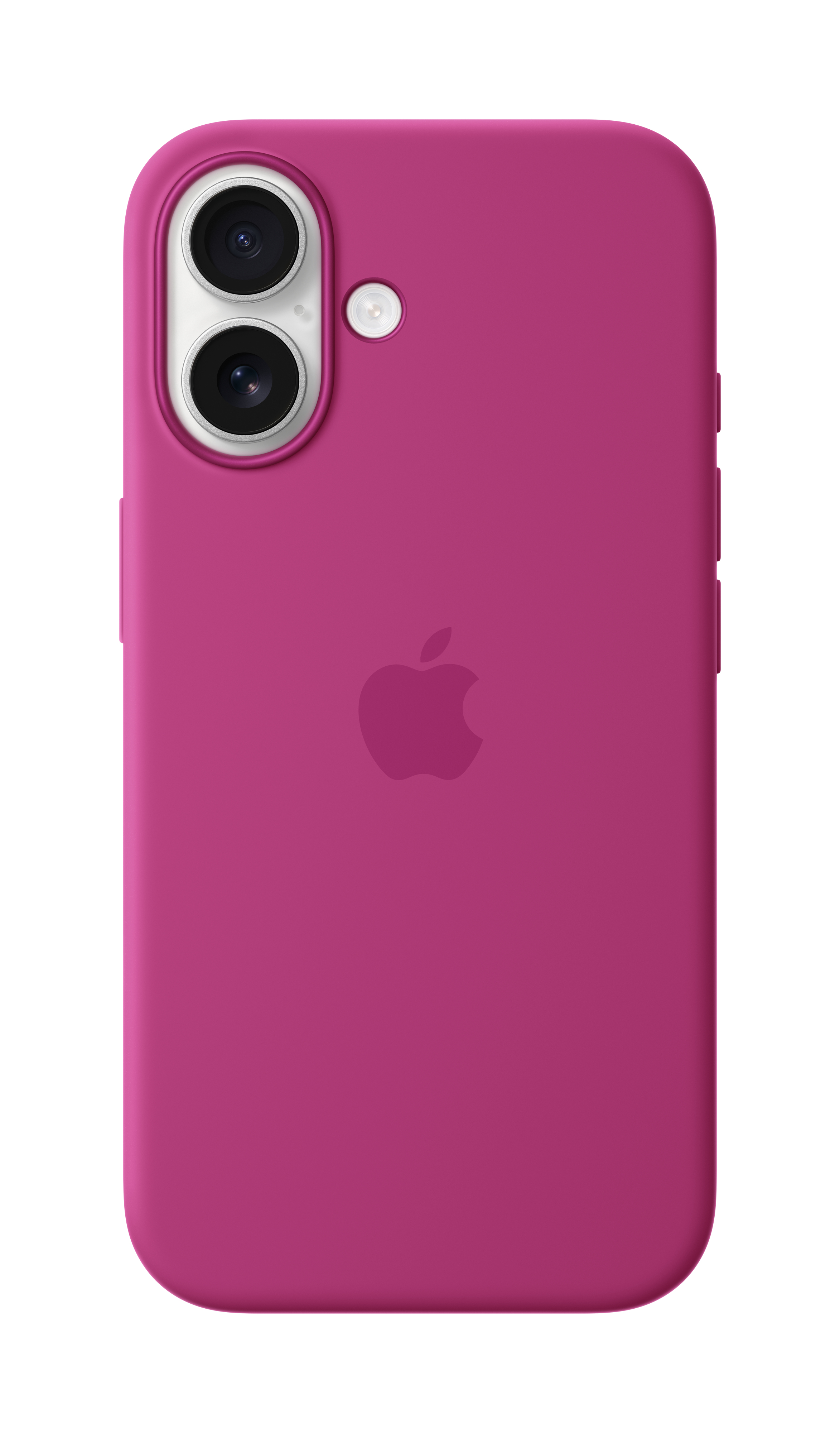 Apple iPhone 16 Silikon Case mit MagSafe ? Fuchsia, Cover, Apple, iPhone 16, 15,5 cm (6.1"), Fuchsie