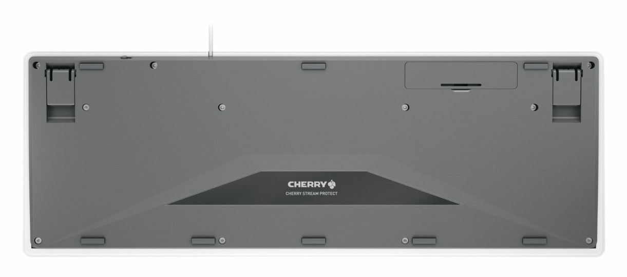 Cherry STREAM PROTECT - Tastatur - USB - US mit Euro-Symbol