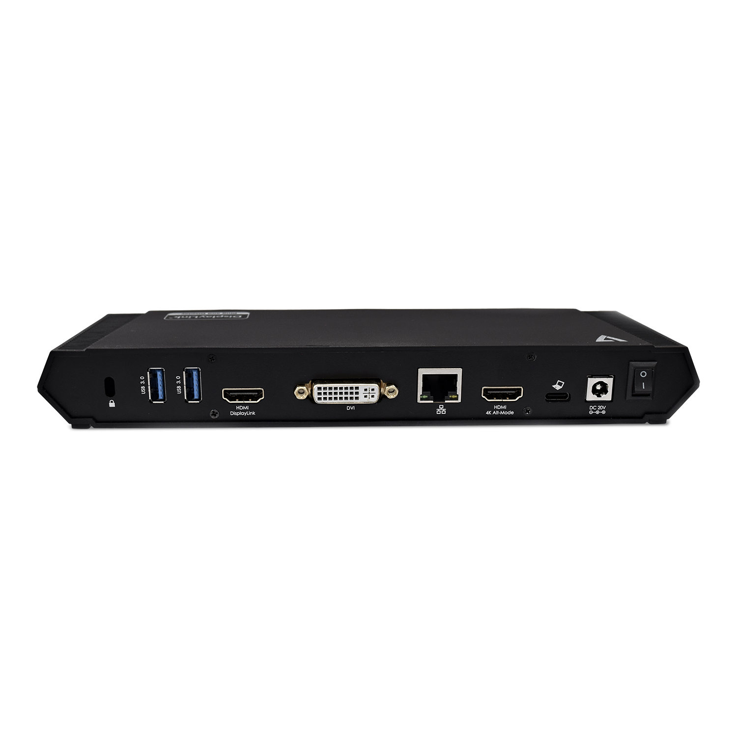 V7 DOCKUSBC - Dockingstation - USB-C - DVI, 2