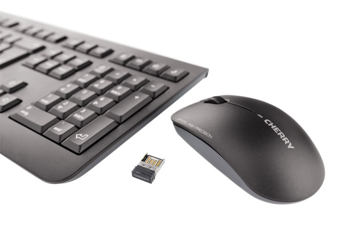 Cherry DW 3000 - Tastatur-und-Maus-Set - kabellos