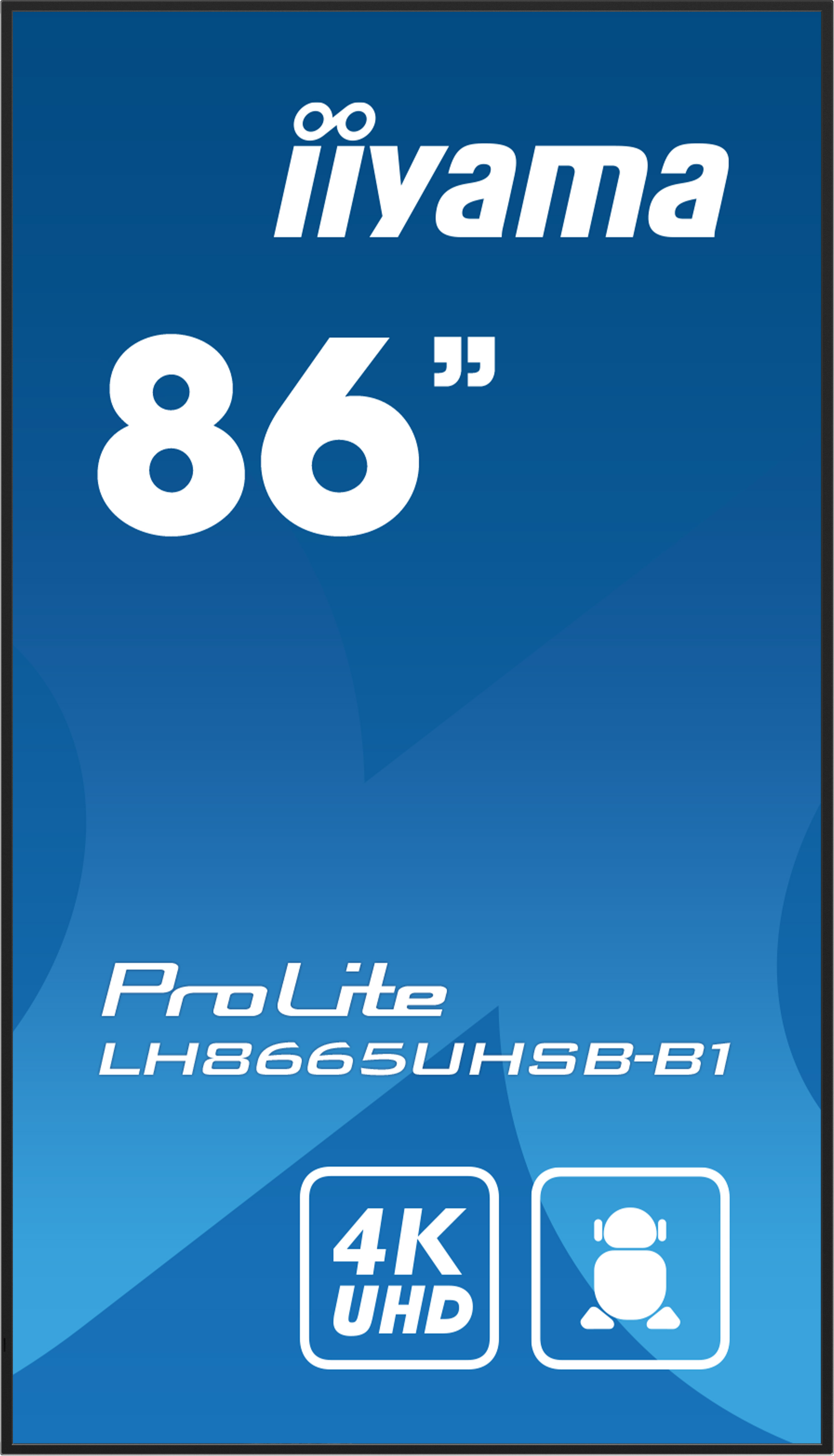 Iiyama ProLite LH8665UHSB-B1 - 218 cm (86") Diagonalklasse LCD-Display mit LED-Hintergrundbeleuchtun