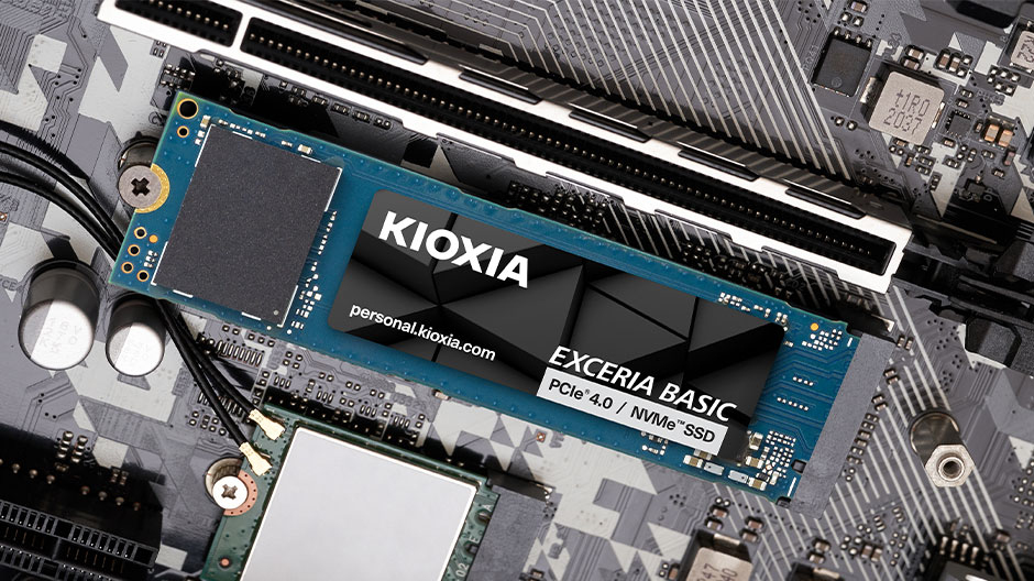 KIOXIA EXCERIA BASIC NVMe SSD 2TB, M.2 2280 / M-Key / PCIe 4.0 x4