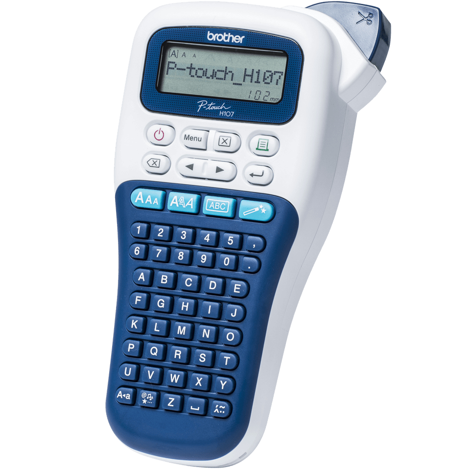Brother P-Touch PT-H107B - Beschriftungsgerät - s/w - Thermotransfer - Rolle (1,2 cm)