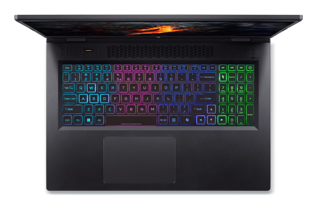Acer Nitro 17 AN17-42-R7G8, 17,3" WQHD IPS, Ryzen 7 8845HS, 16 GB RAM, 1TB SSD, Win11 Home