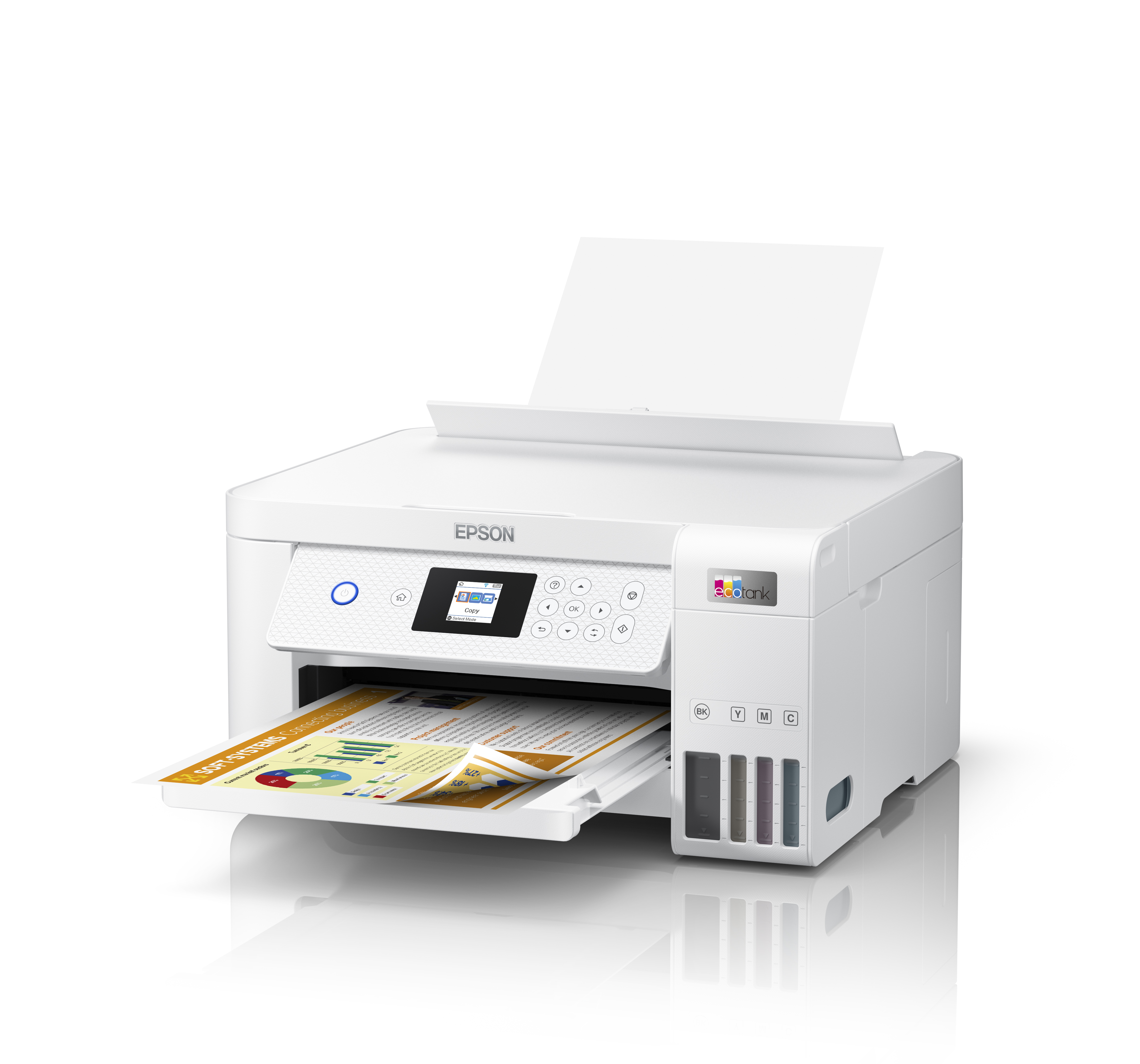 Epson EcoTank ET-2856 - Multifunktionsdrucker - Farbe - Tintenstrahl - wiederbefüllbar - A4 (Medien)