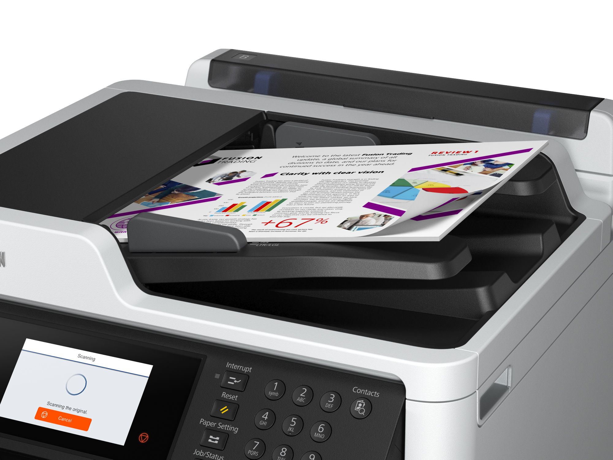 Epson WorkForce Pro WF-M5799DWF - Multifunktionsdrucker - s/w - Tintenstrahl - A4 (210 x 297 mm)