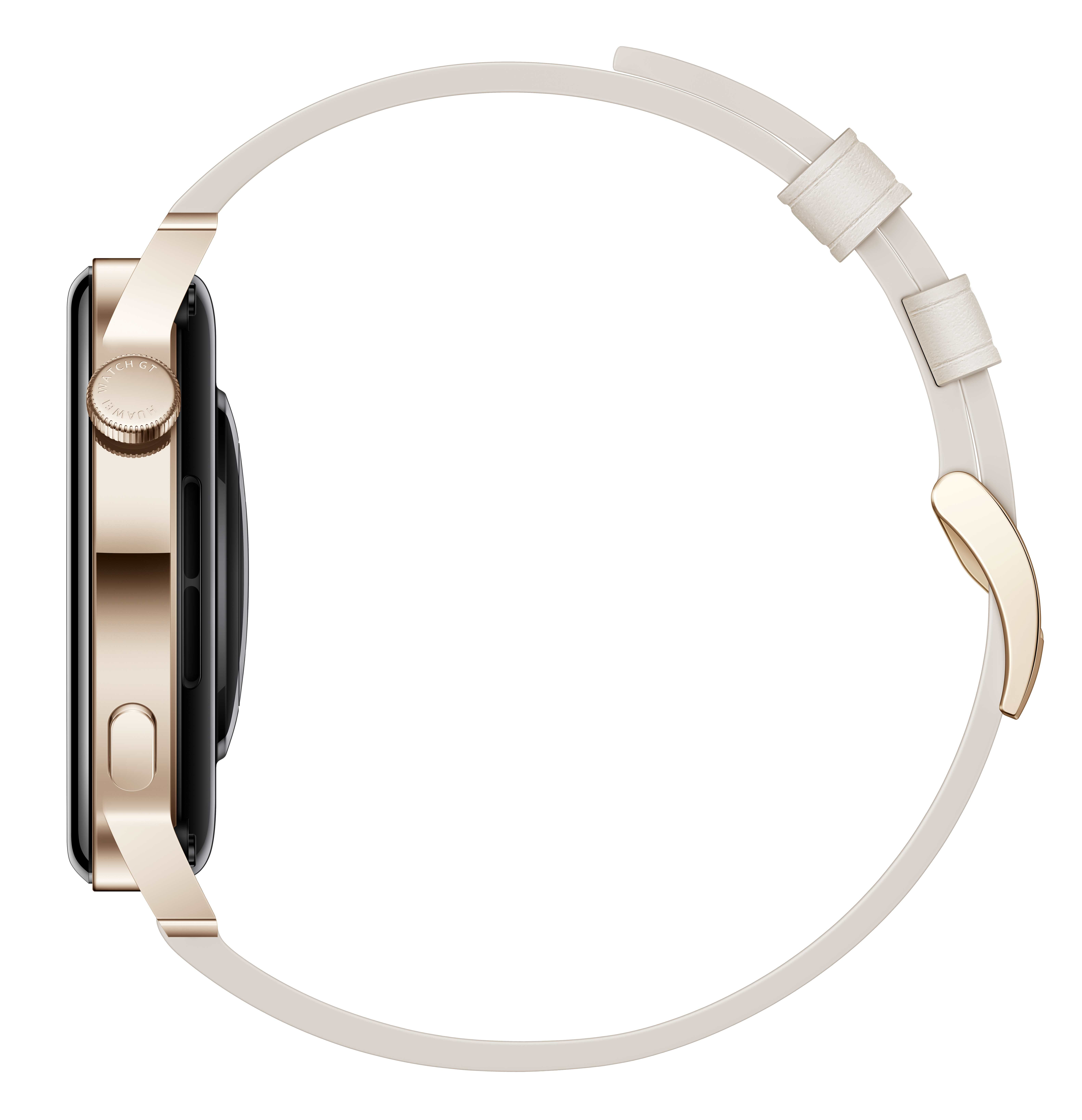 Huawei Watch GT 3 Elegant 42mm Light Gold White Leather
