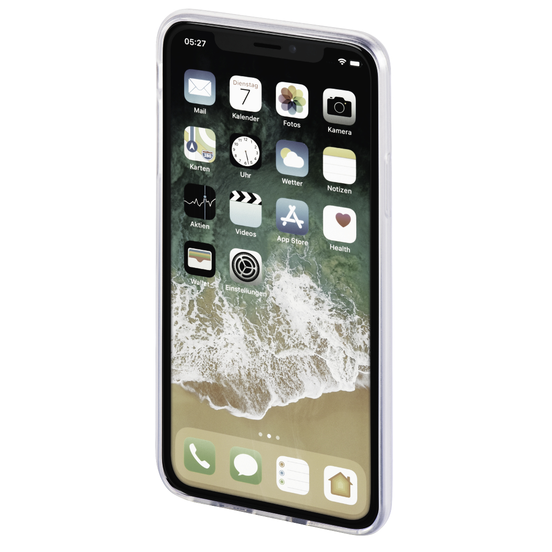 Hama Essential Line "Crystal Clear" - Hintere Abdeckung für Mobiltelefon - Thermoplastisches Polyure