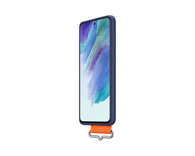 Samsung EF-GG990TNEGWW, Griffigkeit, Navy, Orange, Silikon, Samsung, Galaxy S21 FE