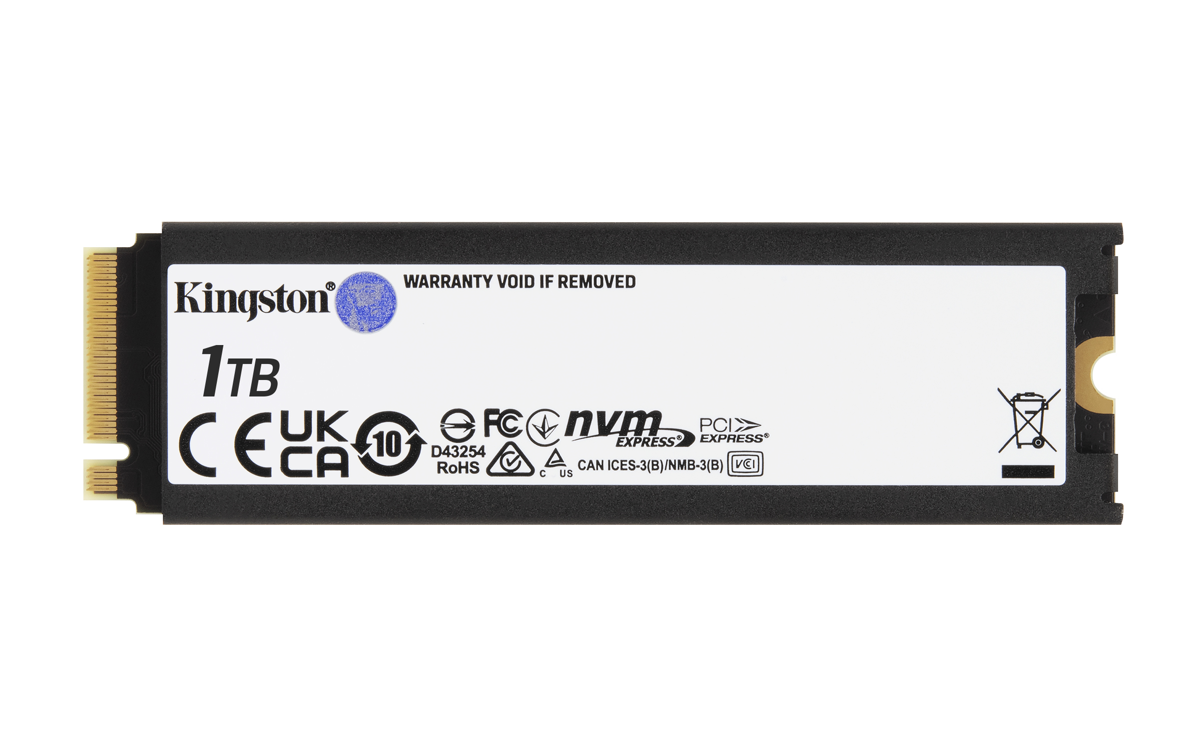 Kingston FURY RENEGADE SSD 1TB, M.2 2280 / M-Key / PCIe 4.0 x4, Kühlkörper