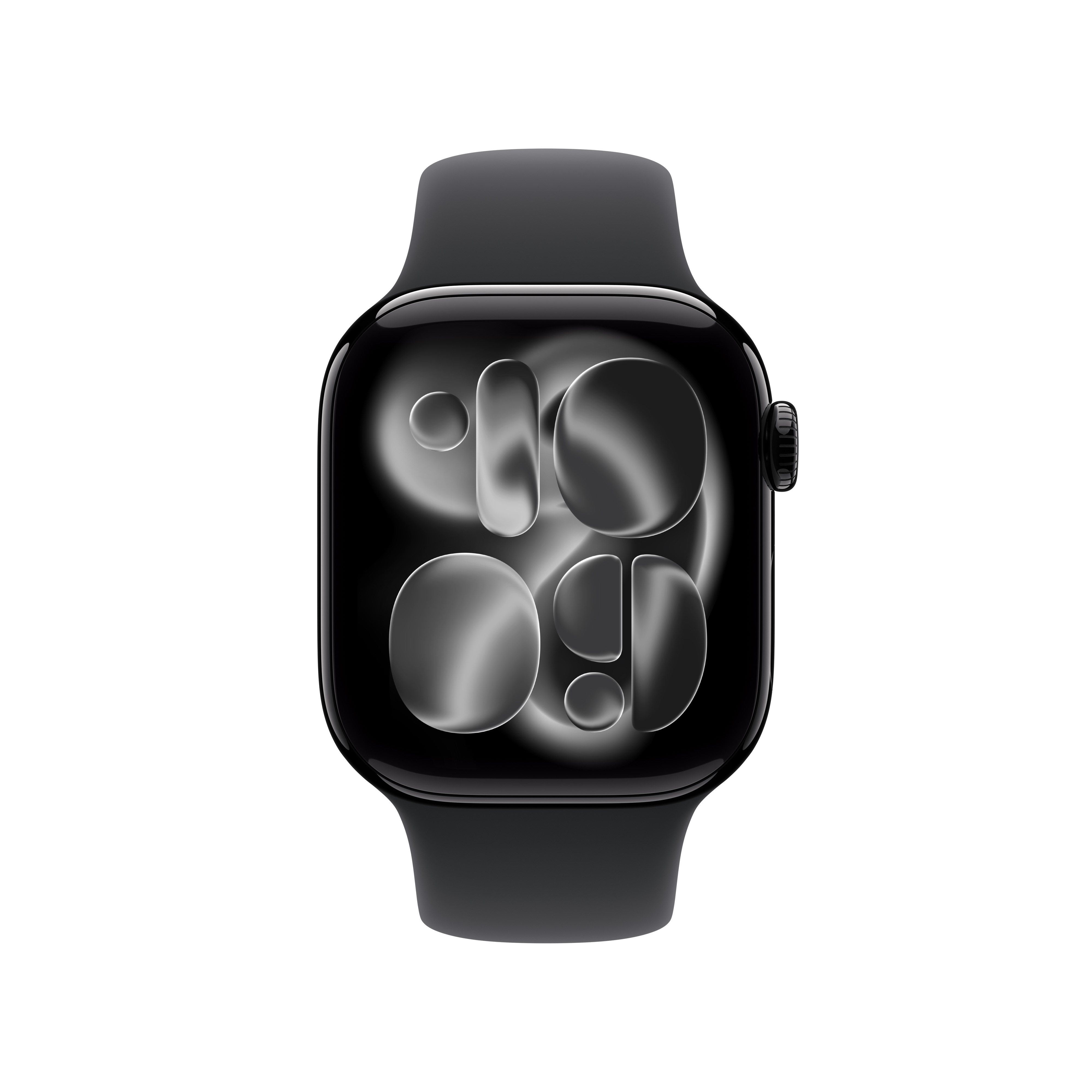 Apple Watch Series 11 (GPS) 42mm Aluminium diamantschwarz mit Sportarmband S/M schwarz
