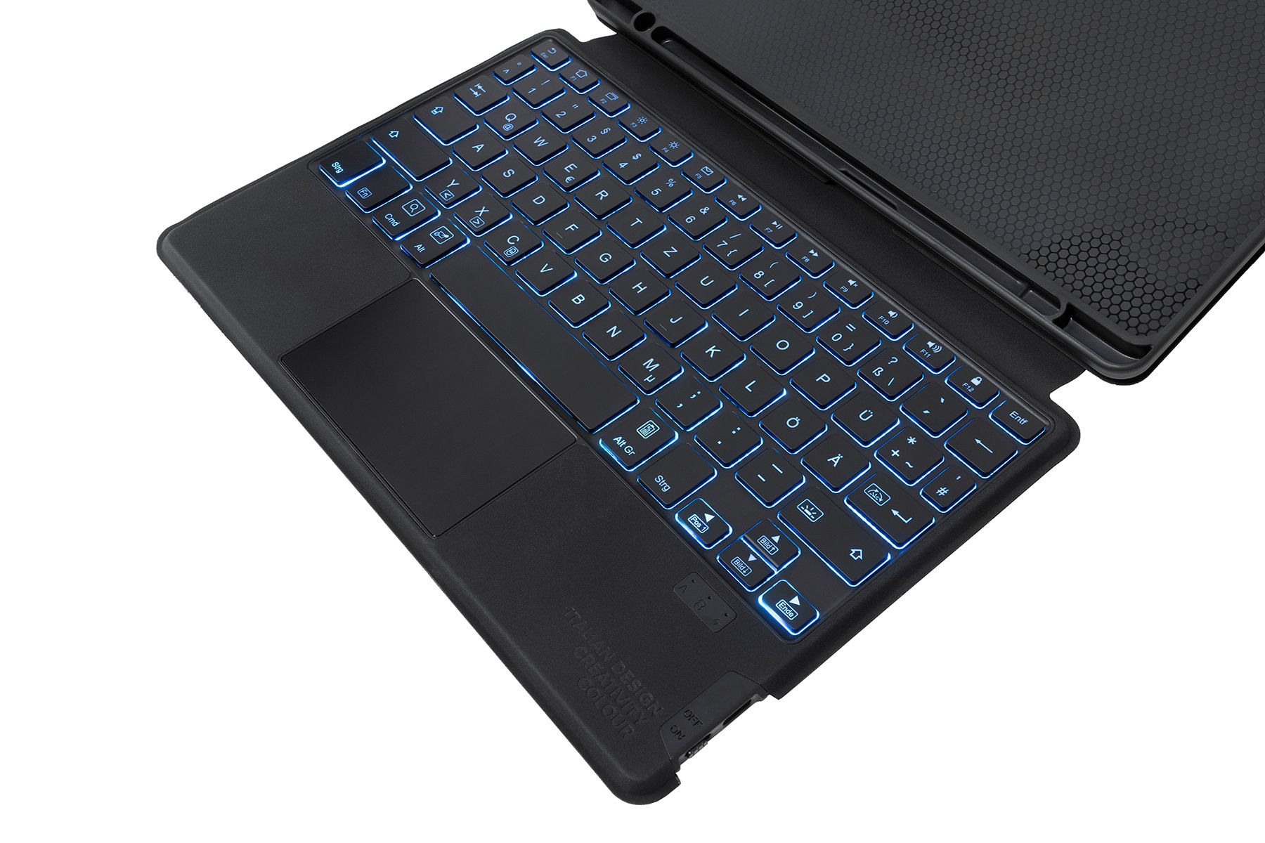 Samsung Tucano F-TUCBCKTABS6L - Tastatur und Foliohülle (Buch-Cover)