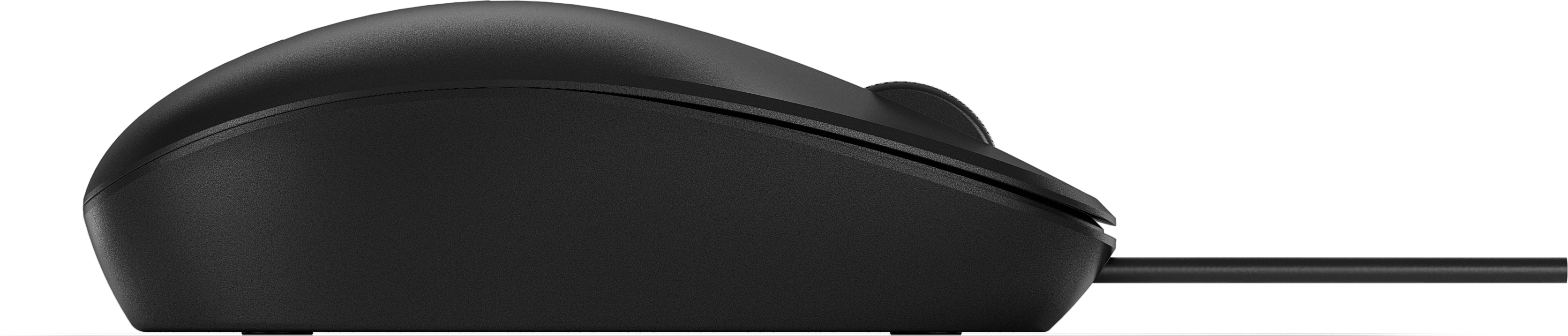 HP 125 - Maus - kabelgebunden - USB - Schwarz (Packung mit 120)
