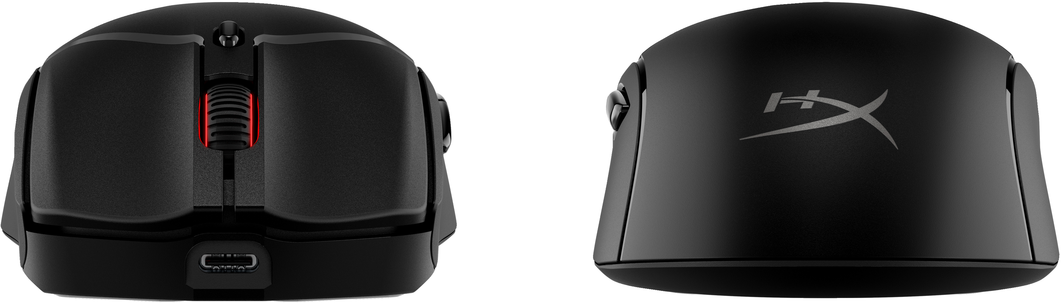 HP HyperX Pulsefire Haste 2 ? Wireless-Gaming-Maus (Schwarz), Beidhändig, RF Wireless + Bluetooth, 2
