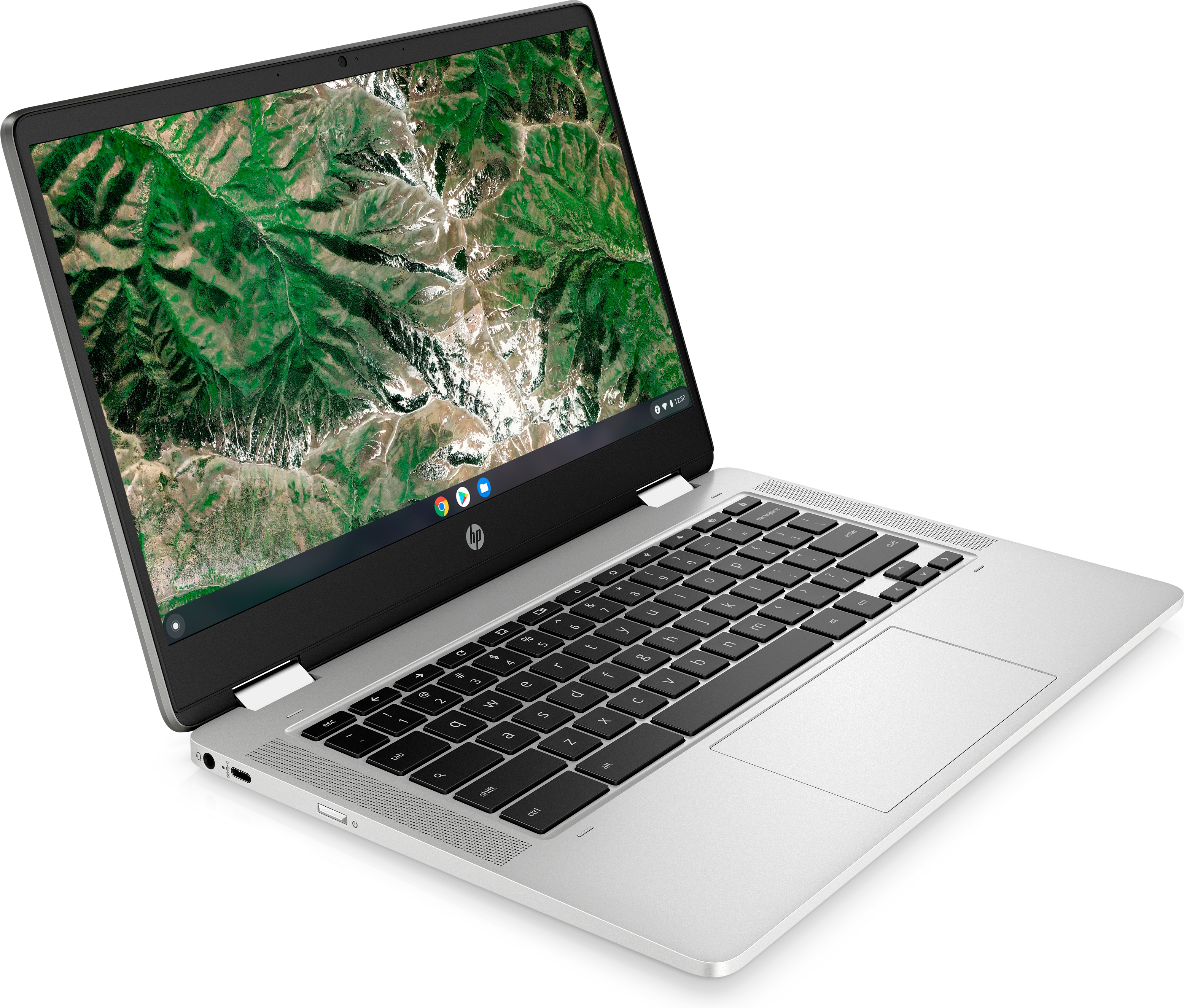 HP Chromebook x360 14a-ca0415ng, Intel® Pentium® Silver, 1,1 GHz, 35,6 cm (14"), 1920 x 1080 Pixel, 