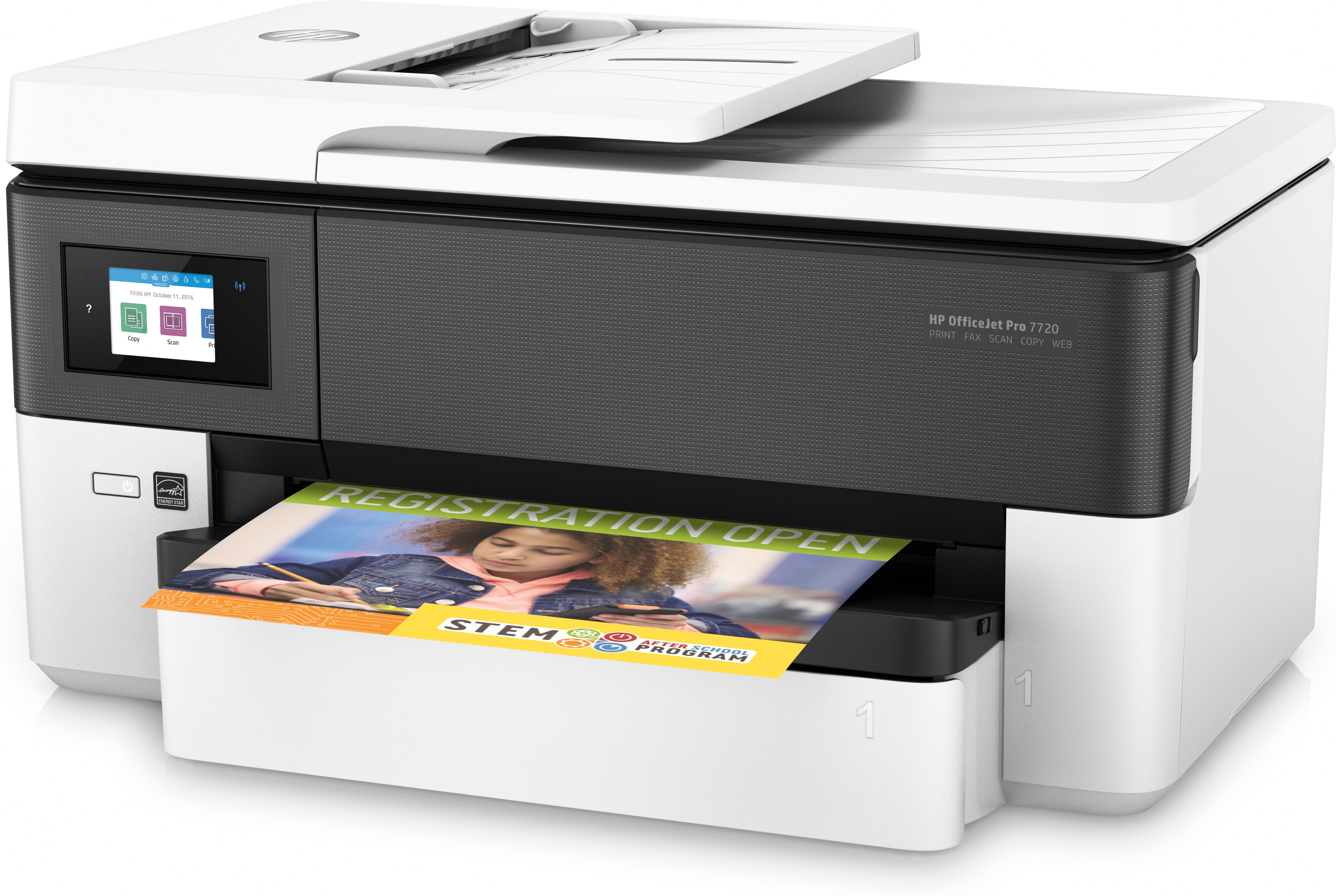 HP Officejet Pro 7720 Wide Format All-in-One - Multifunktionsdrucker - Farbe - Tintenstrahl - 216 x