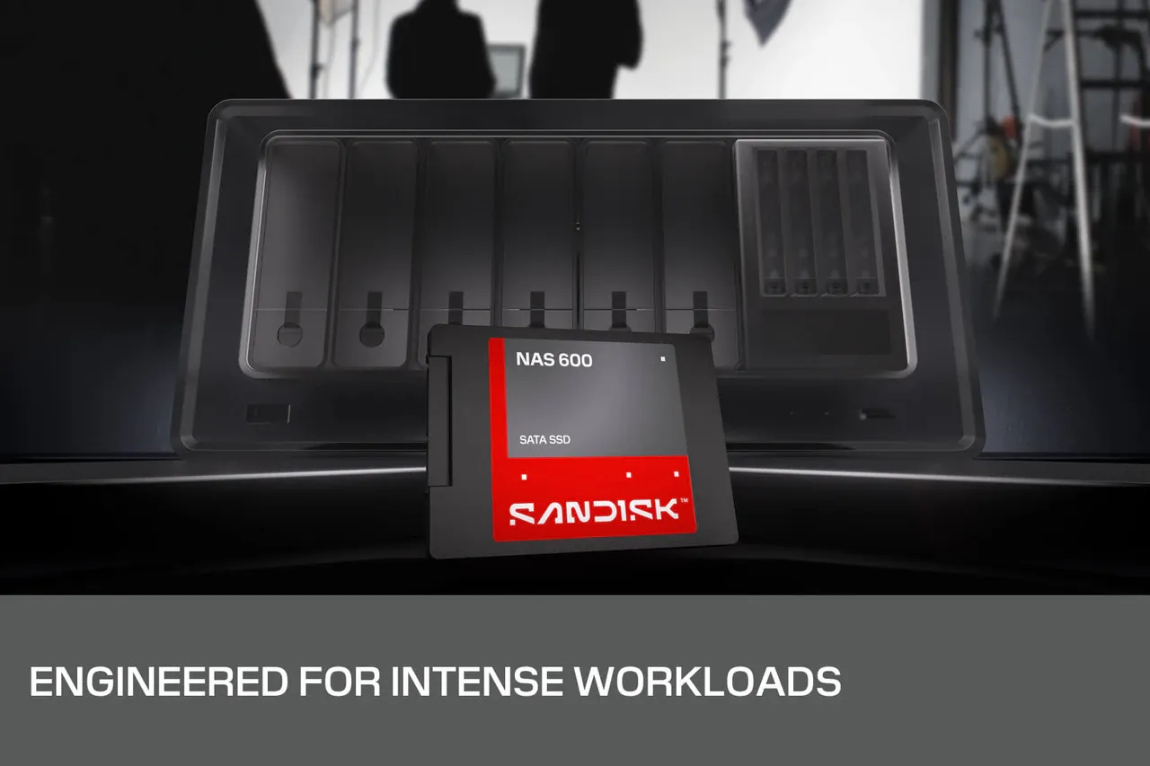 SanDisk NAS 600 - SSD - 2 TB - intern - 2.5" (6.4 cm)