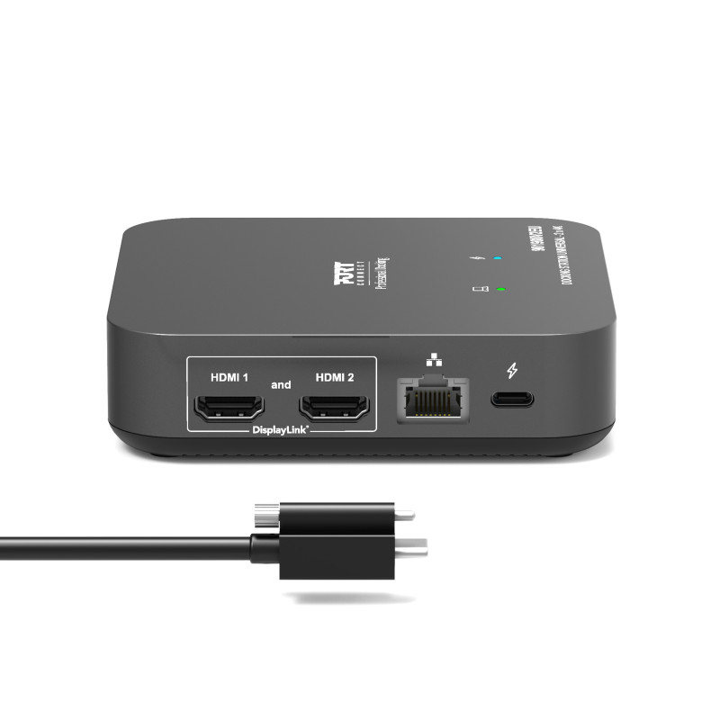 PORT Designs PORT Connect USB-C Dockingstation für den Schreibtisch 2×4K 10 Geräte 85W, USB Typ-C, U