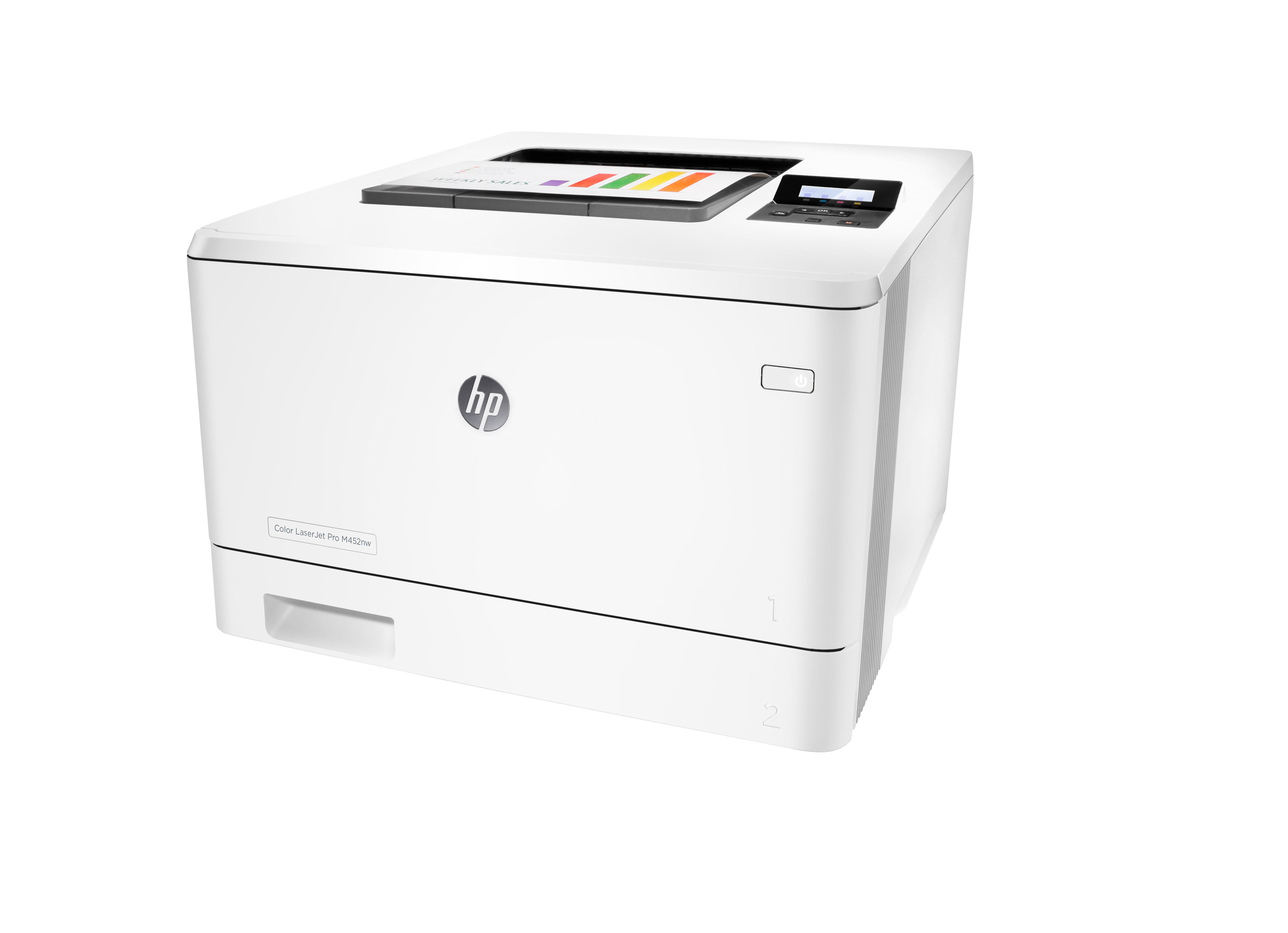HP Color LaserJet Pro M452nw, Laser, Farbe, 600 x 600 DPI, A4, 27 Seiten pro Minute, Netzwerkfähig