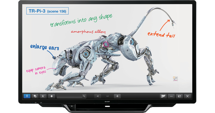 NEC Display Sharp PN70TH5 Interaktives Touch Display - Flachbildschirm (TFT/LCD) - 177,8 cm