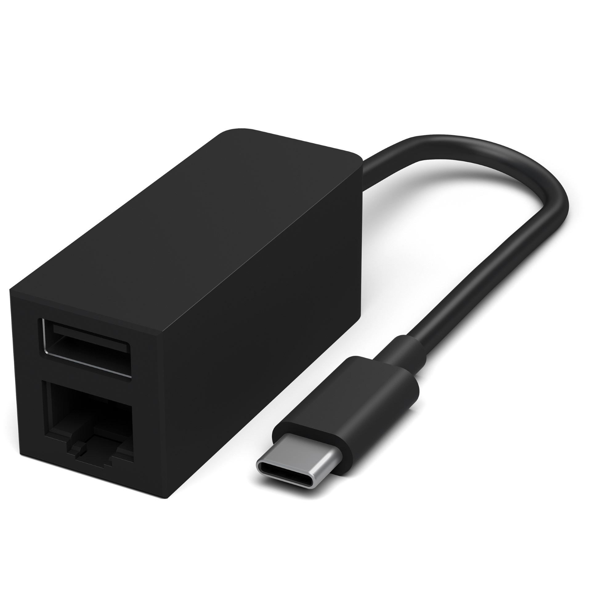 Microsoft Surface JWM-00002, USB Typ-C, RJ-45, USB 3.2 Gen 1 (3.1 Gen 1), Schwarz, 1 Gbit/s, 0,16 m,
