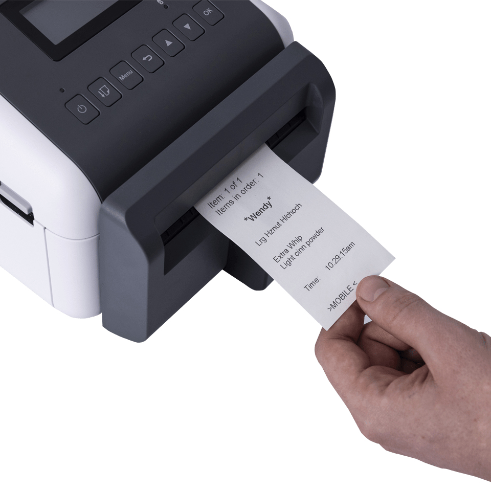 Brother TD-4550DNWBFC, Thermodirekt, 300 x 300 DPI, 152 mm/sek, Verkabelt & Kabellos, Schwarz, Weiß