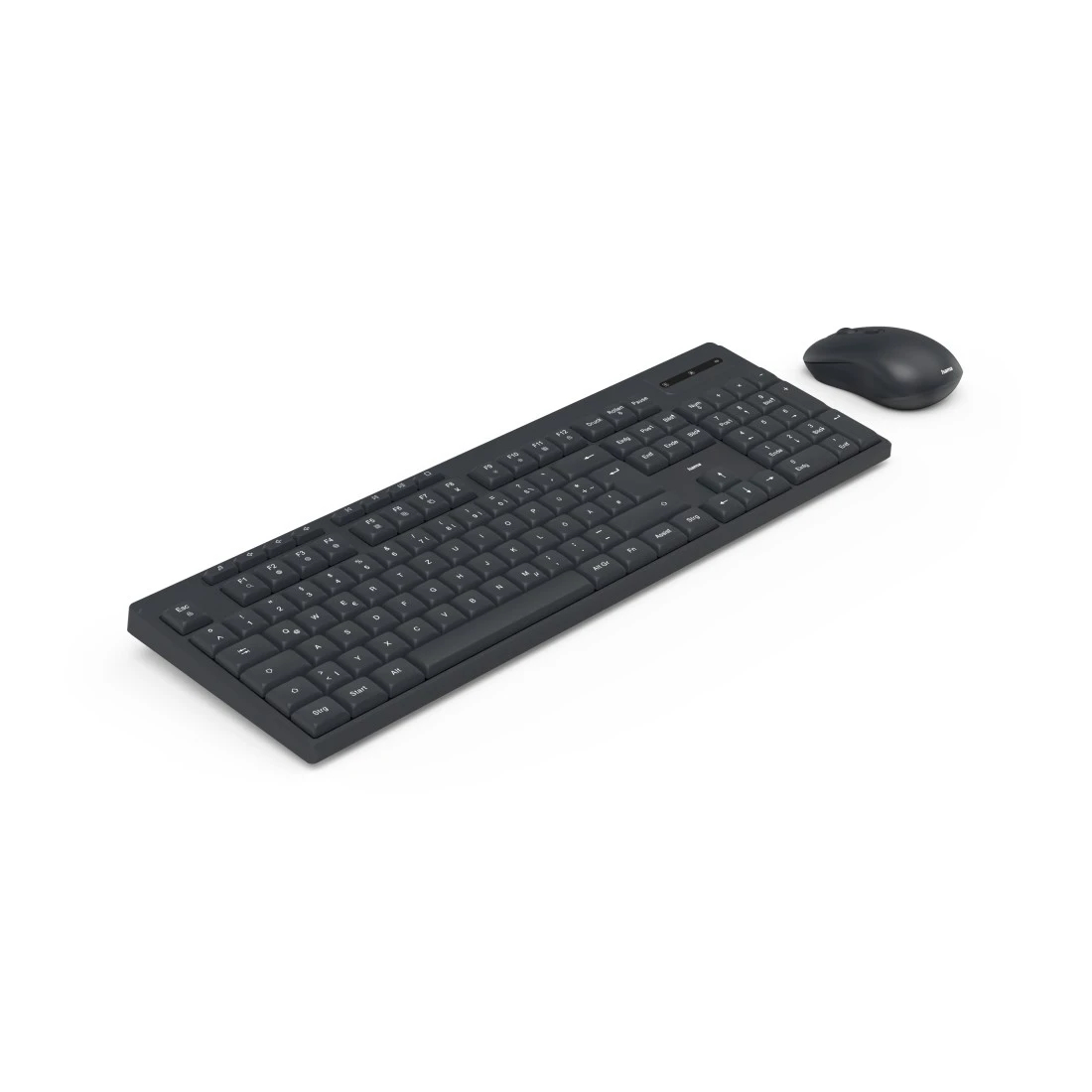 Hama WKM-200 - Tastatur-und-Maus-Set - 8 Medientasten
